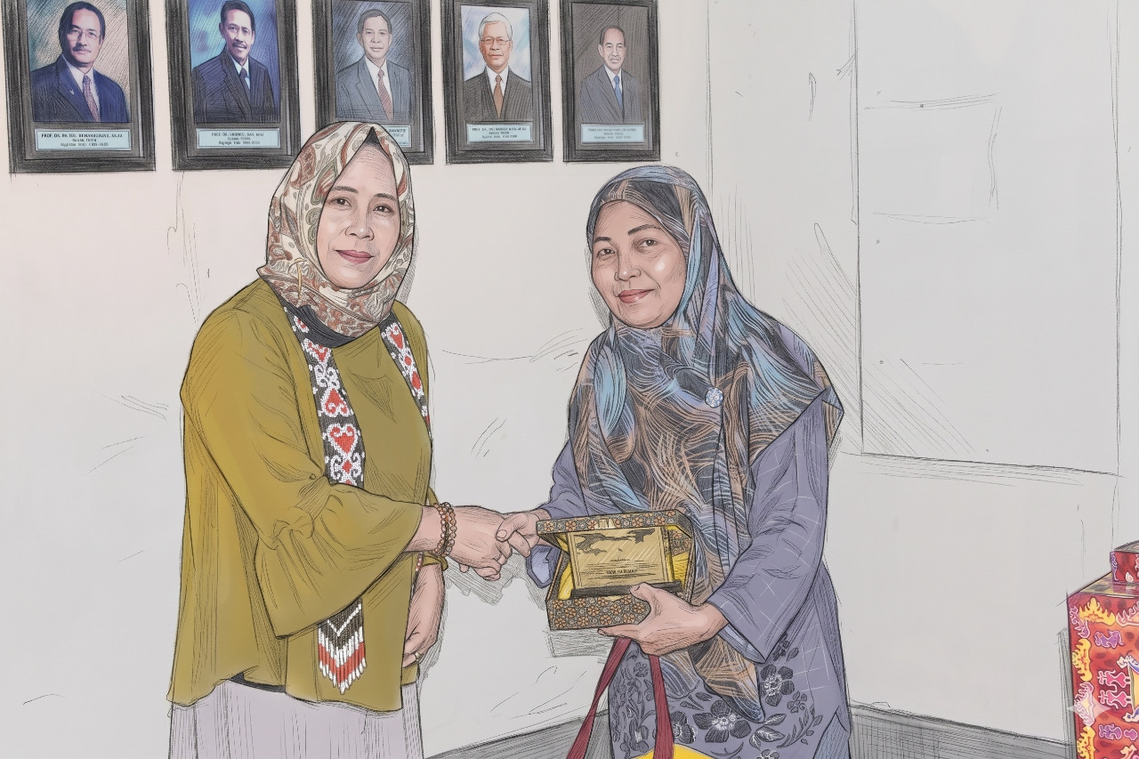 Kunjungan/Orientasi Tim UPT. Kearsipan UNMUL ke Universitas Gadjah Mada